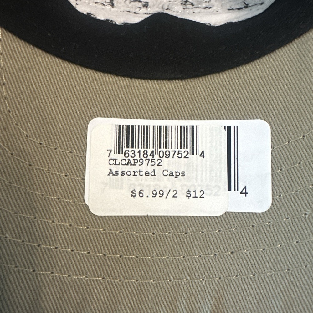 U.S. Open Torrey Pines 2008 Black Golf Hat Cap Adjustable W Price Sticker - Picture 5 of 6
